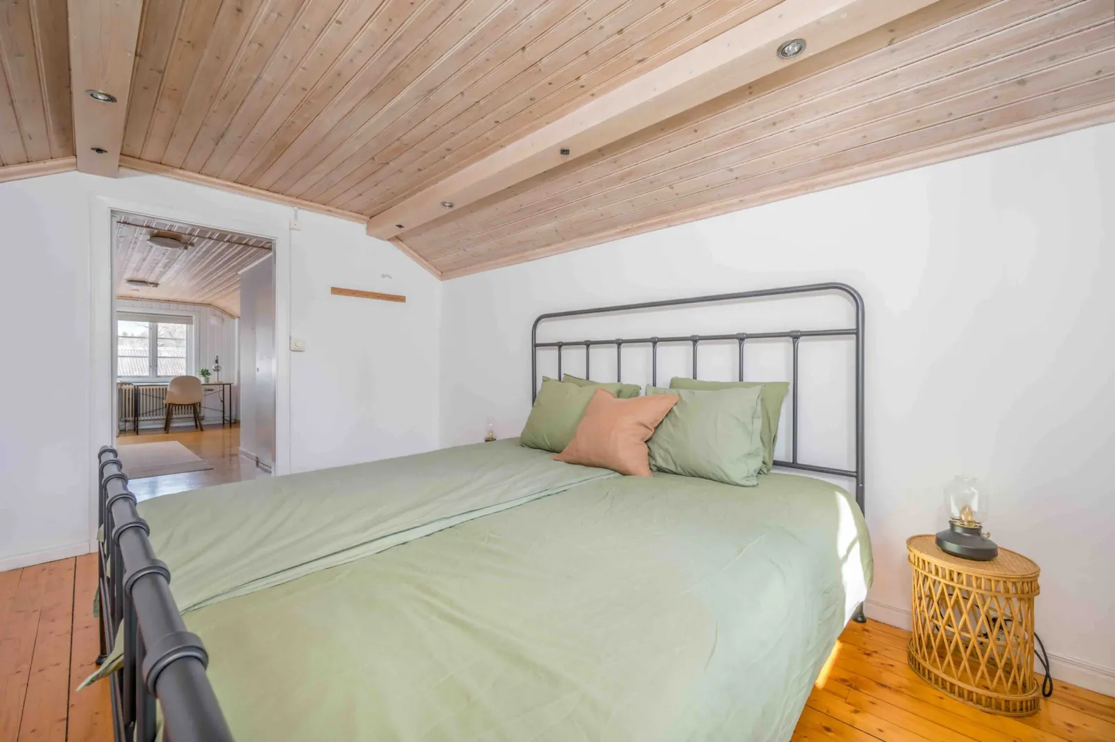 Slaapkamer met tweepersoonsbed