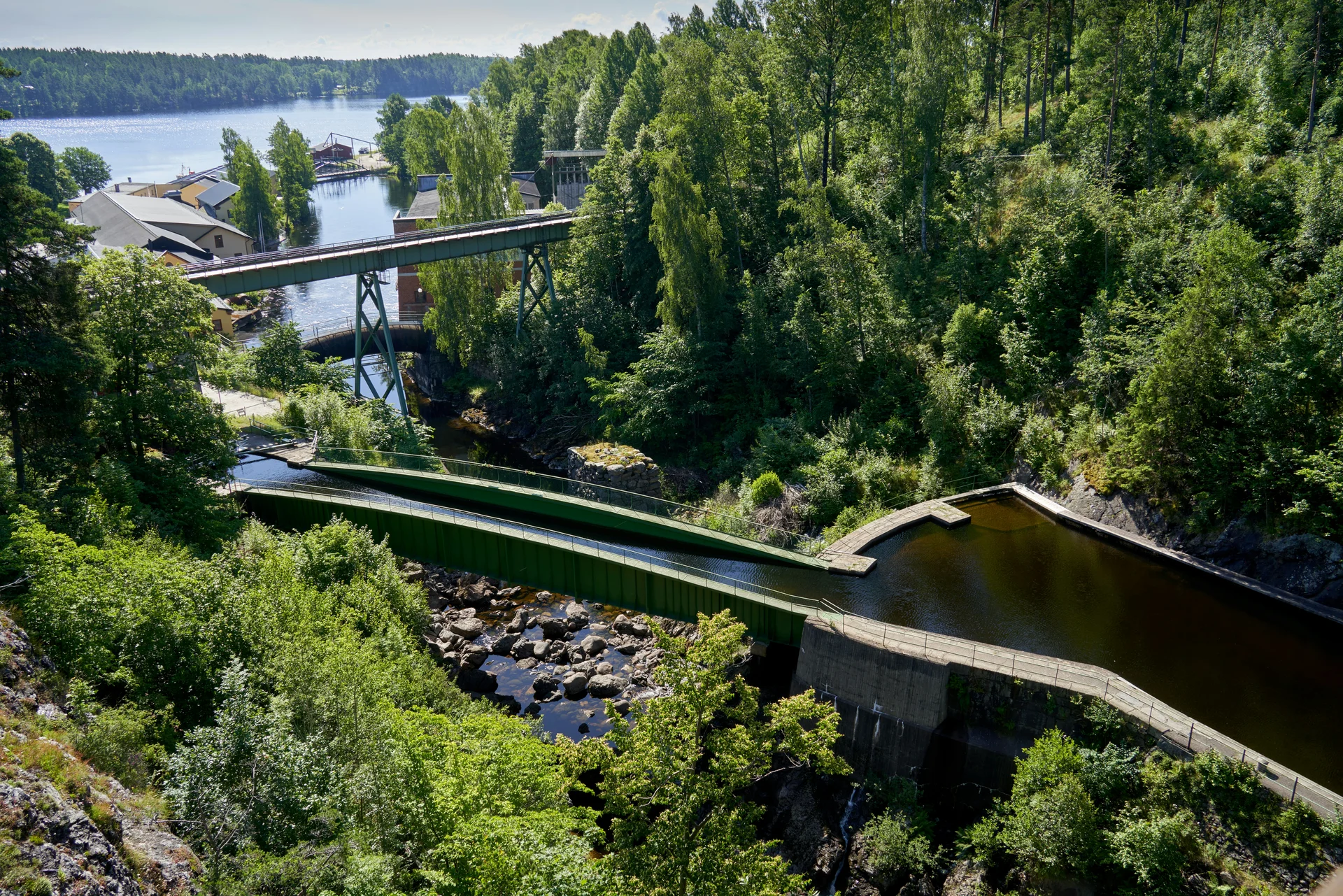 Kanoën op het Dalsland-kanaal